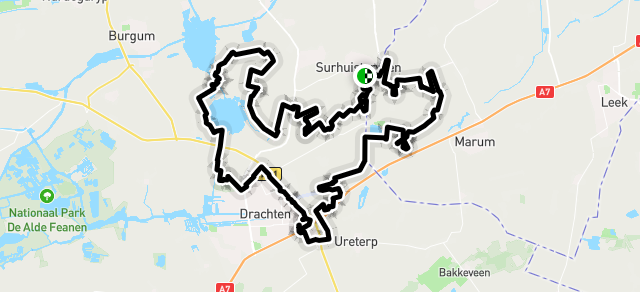 Ride image for TFCS Nieuwjaarsrit 2026 - MTB/Gravel - 75 km
