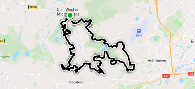 Ride image for Pedaleur MTB toertocht 55 km